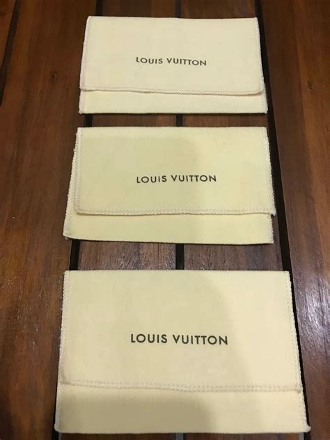 louis vuitton wallet dust bag.